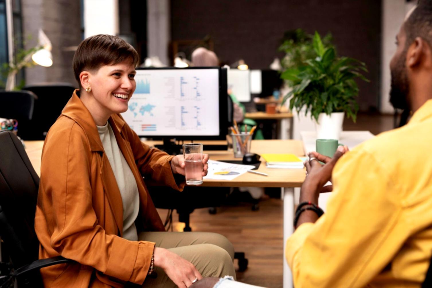 Students engaged in investment learning workshop